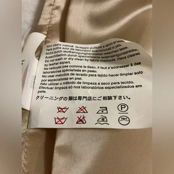 MARINA RINALDI LEATHER SKIRT - Picture 16 of 16